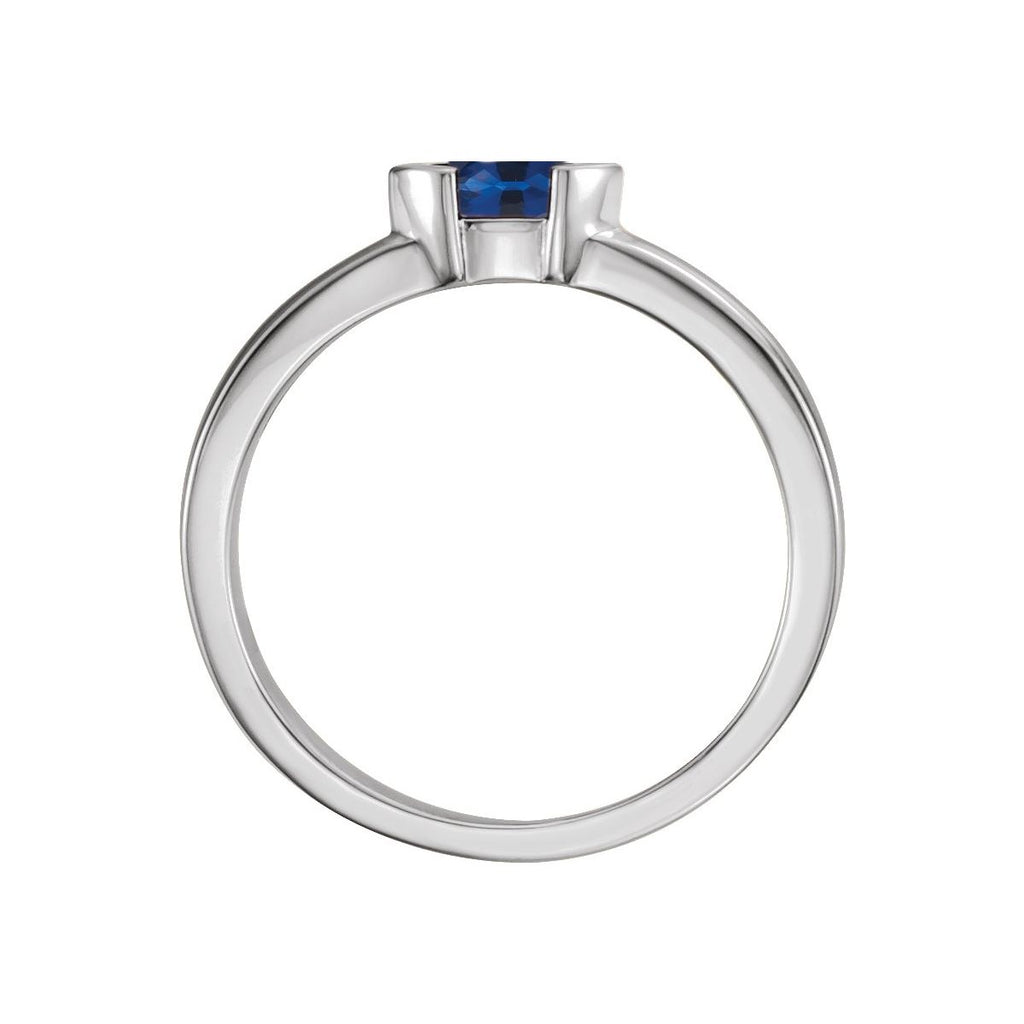 Half-Bezel Family Stackable Ring