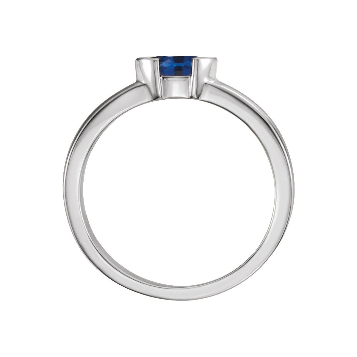 Half-Bezel Family Stackable Ring