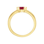 Half-Bezel Family Stackable Ring