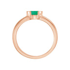 Half-Bezel Family Stackable Ring