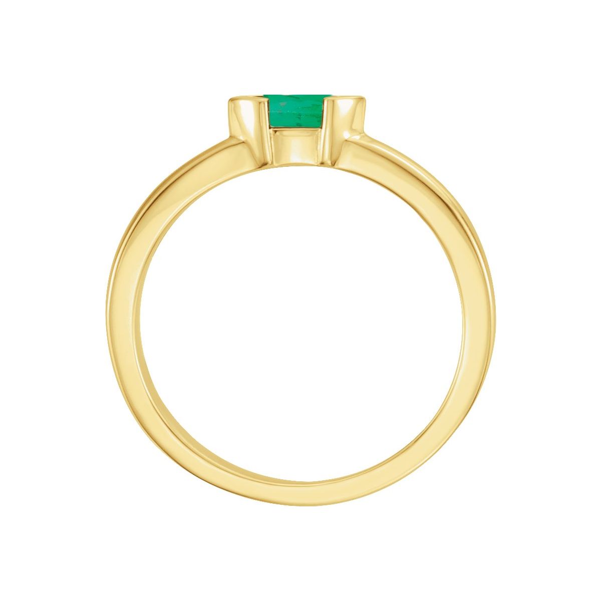 Half-Bezel Family Stackable Ring