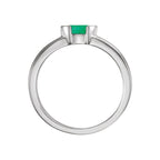 Half-Bezel Family Stackable Ring