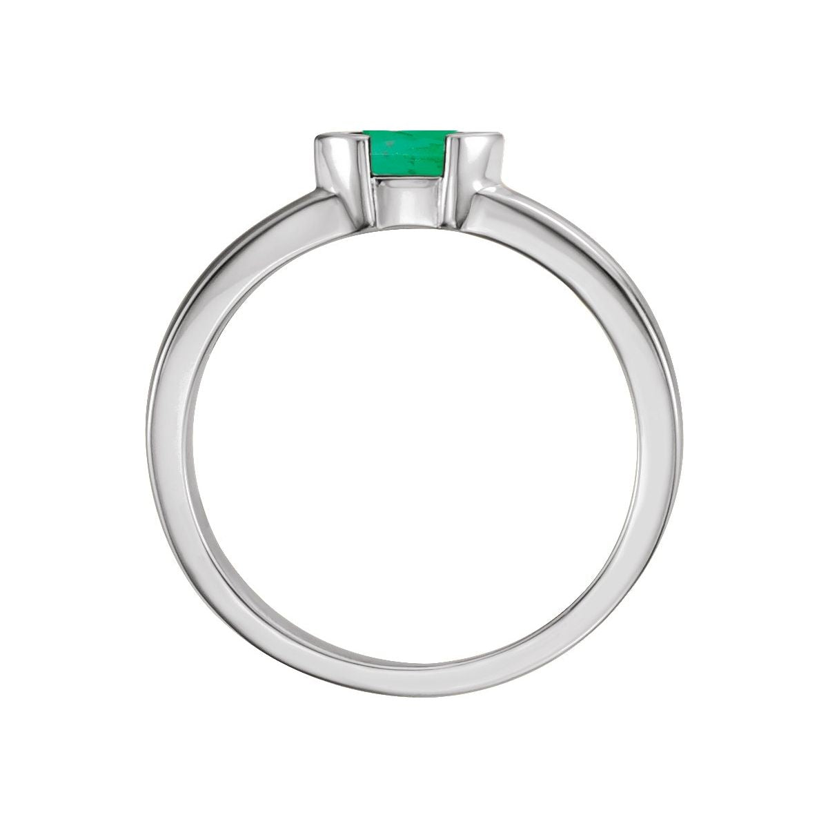 Half-Bezel Family Stackable Ring