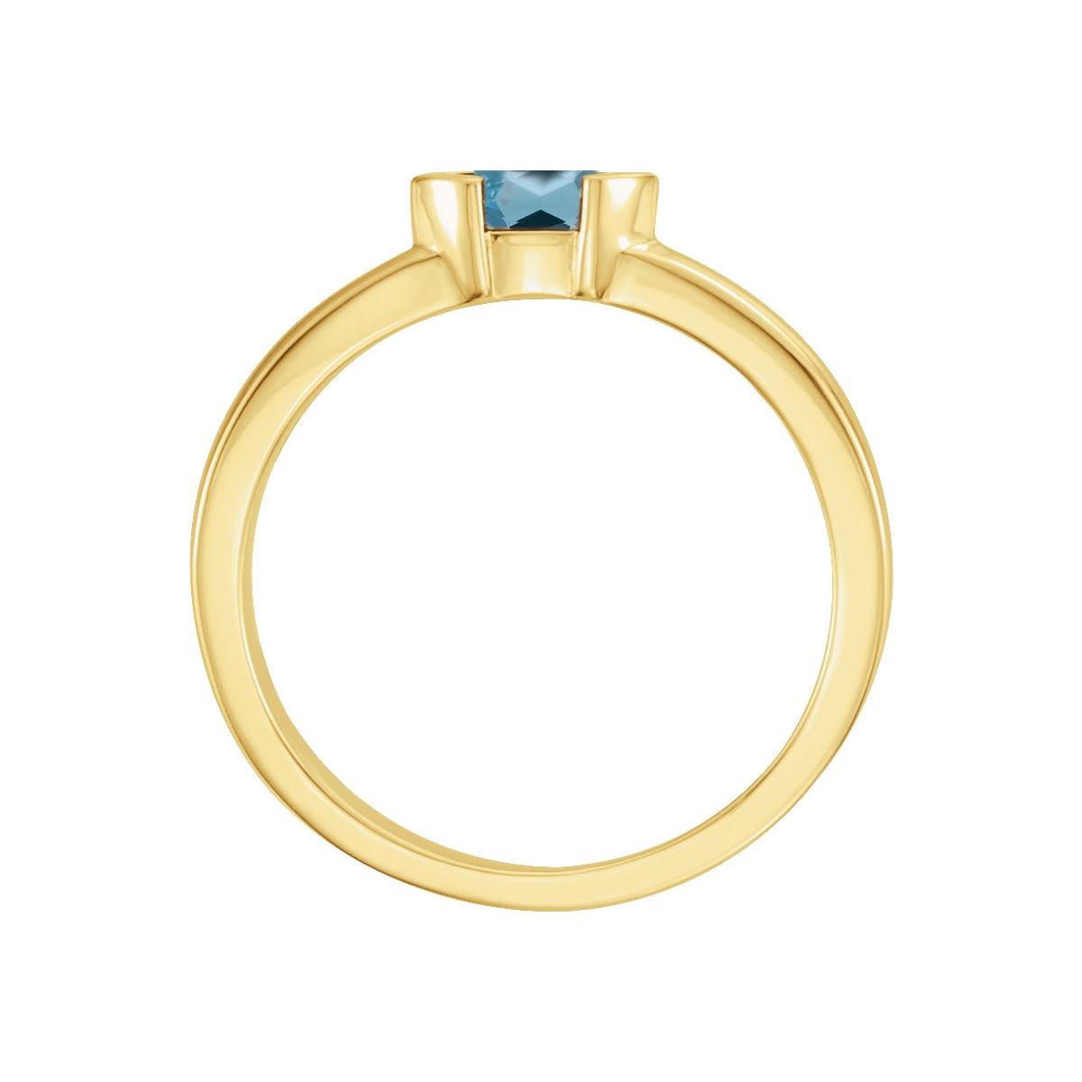 Half-Bezel Family Stackable Ring