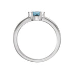 Half-Bezel Family Stackable Ring