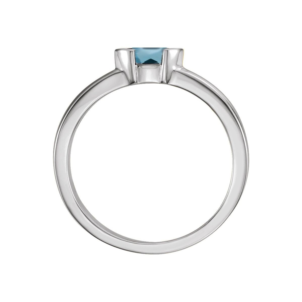 Half-Bezel Family Stackable Ring