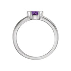 Half-Bezel Family Stackable Ring