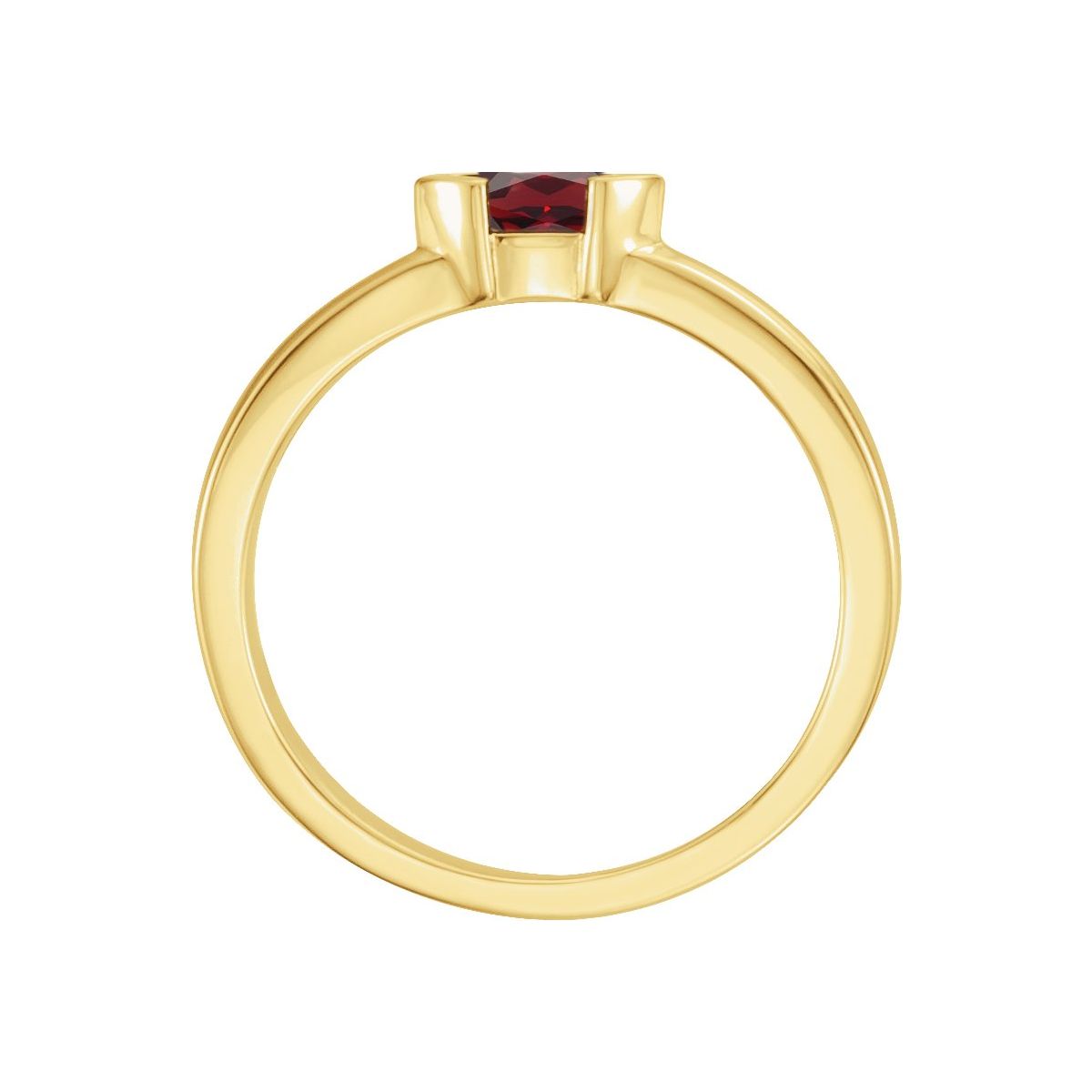 Half-Bezel Family Stackable Ring