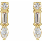 Multi-Shape Bar Earrings