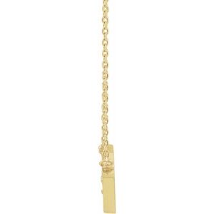 Tiny Diamond Necklace or Center