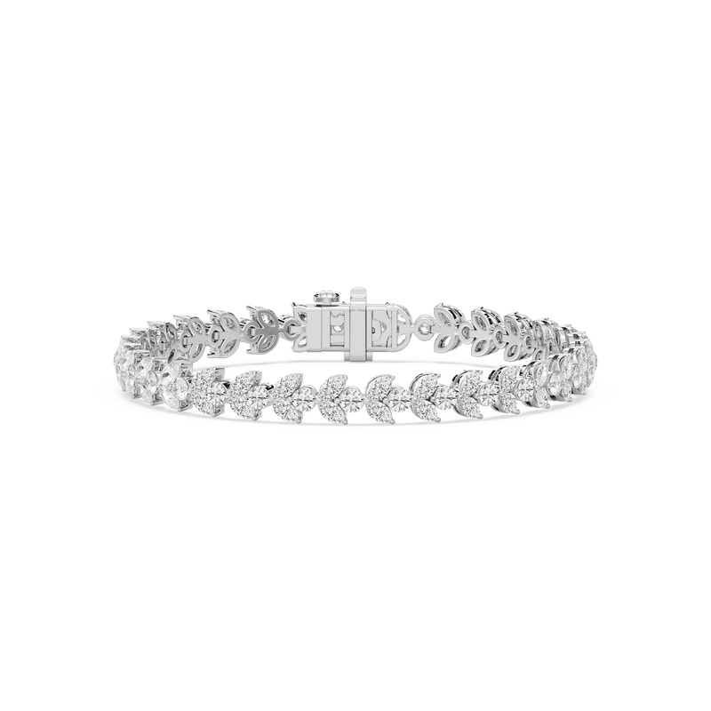 8 ⅓ ctw Marquise and Round LGD Duo Tennis Bracelet - 7 Inches