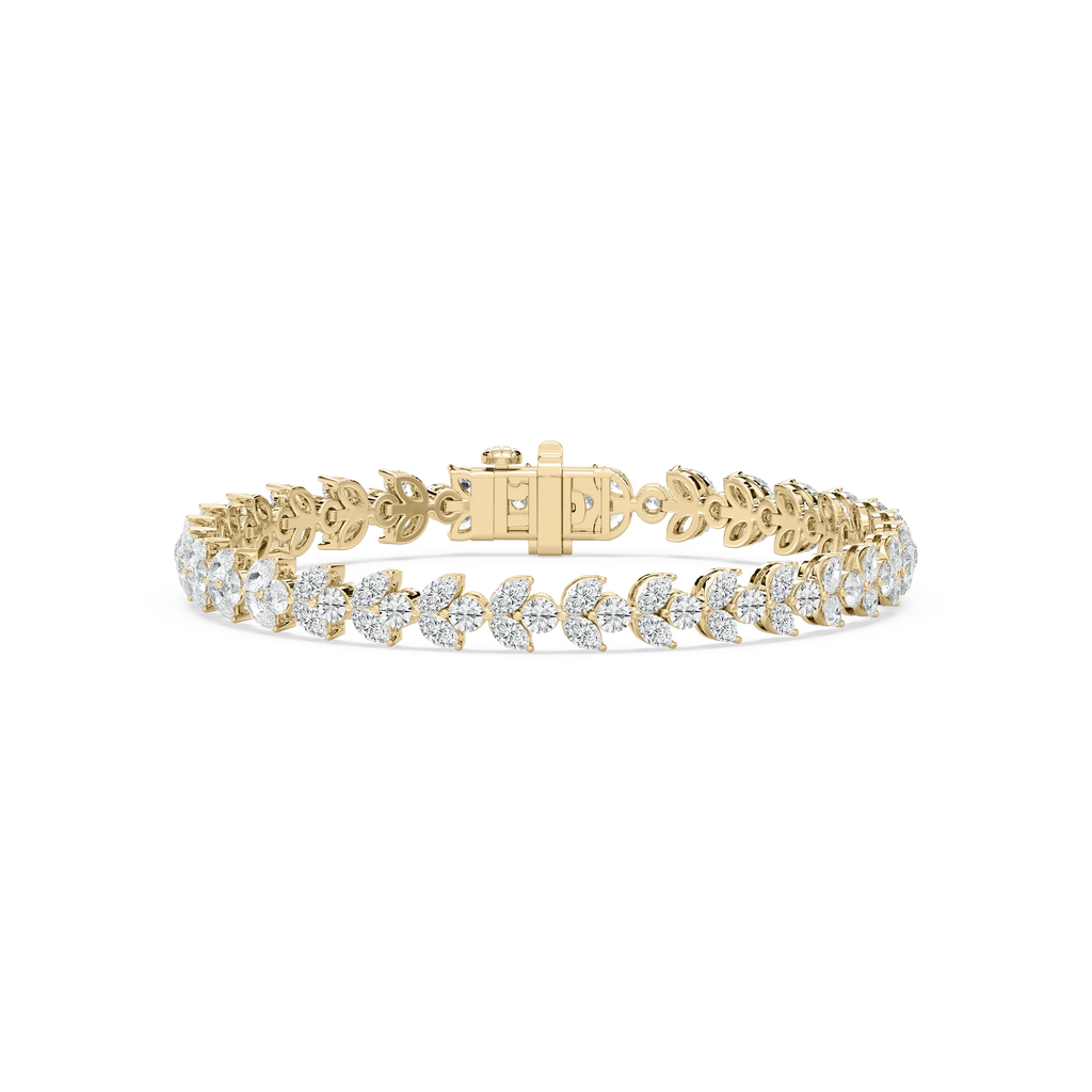 8 ⅓ ctw Marquise and Round LGD Duo Tennis Bracelet - 7 Inches
