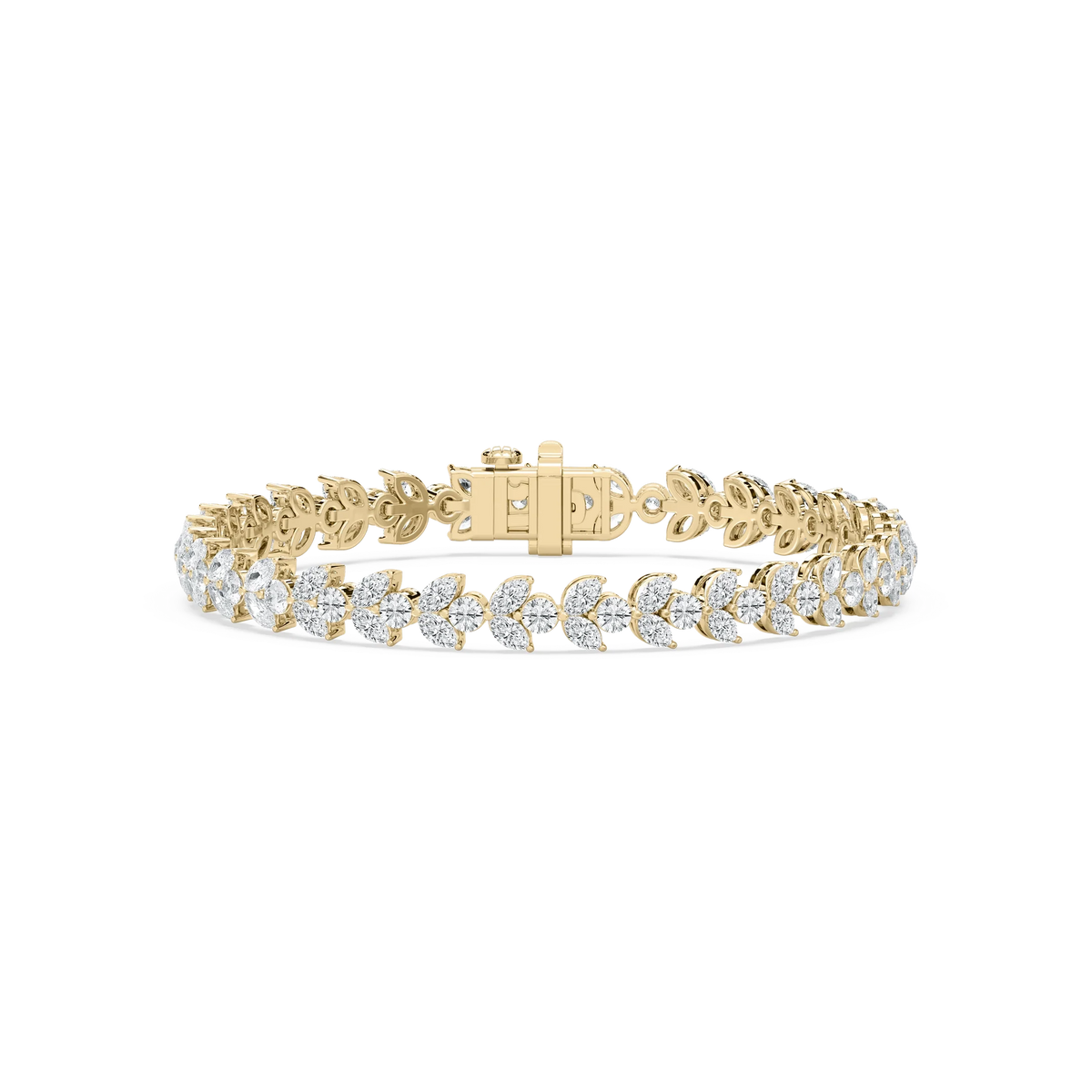 8 ⅓ ctw Marquise and Round LGD Duo Tennis Bracelet - 7 Inches