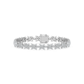 8 ⅖ ctw Marquise LGD Floral Tennis Bracelet - 7 Inches