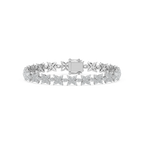 8 ⅖ ctw Marquise LGD Floral Tennis Bracelet - 7 Inches