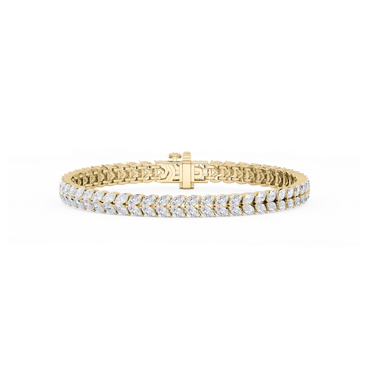 8 ⅓ ctw Marquise LGD Tulip Bracelet  - 7 Inches