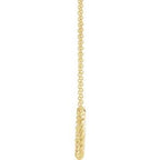 Rope Circle Necklace or Center