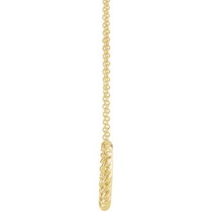 Rope Circle Necklace or Center
