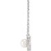 Halo-Style Pearl Necklace or Center