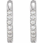 Accented Huggie Earrings