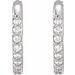 Accented Huggie Earrings