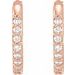 Accented Huggie Earrings