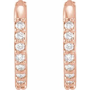 Accented Huggie Earrings