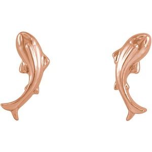 Tiny Koi Fish Earrings