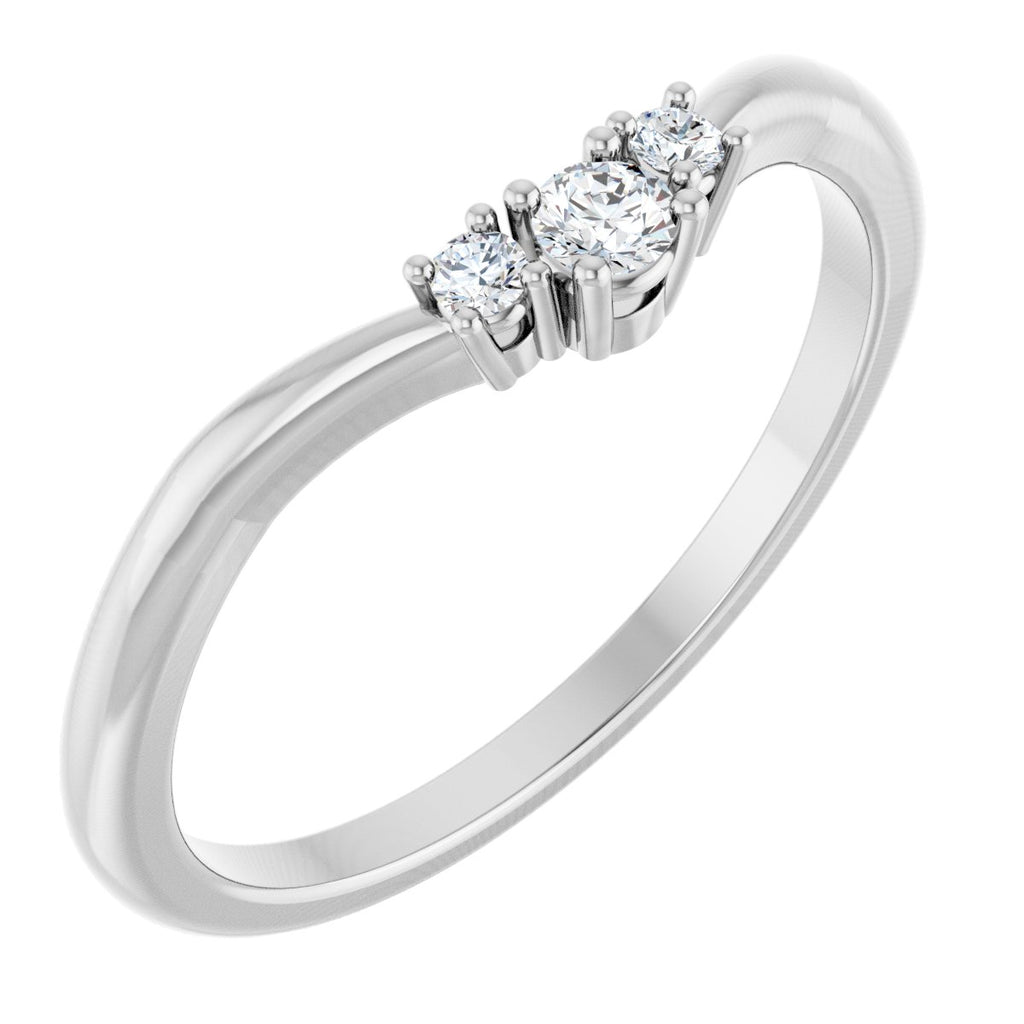 Accented Engagement Ring or Band