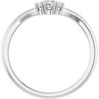 Accented Engagement Ring or Band