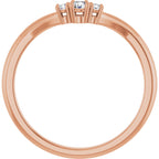 Accented Engagement Ring or Band