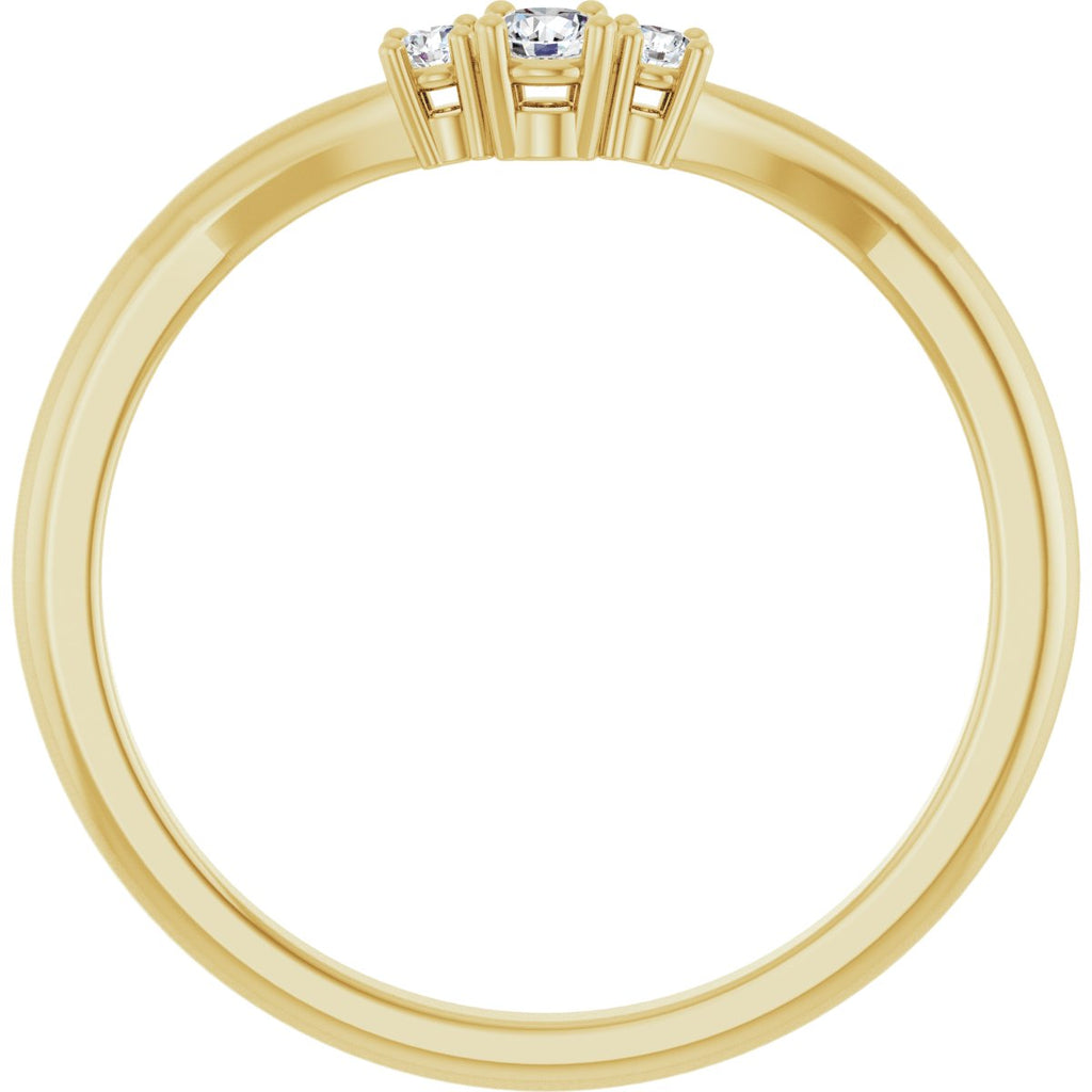 Accented Engagement Ring or Band