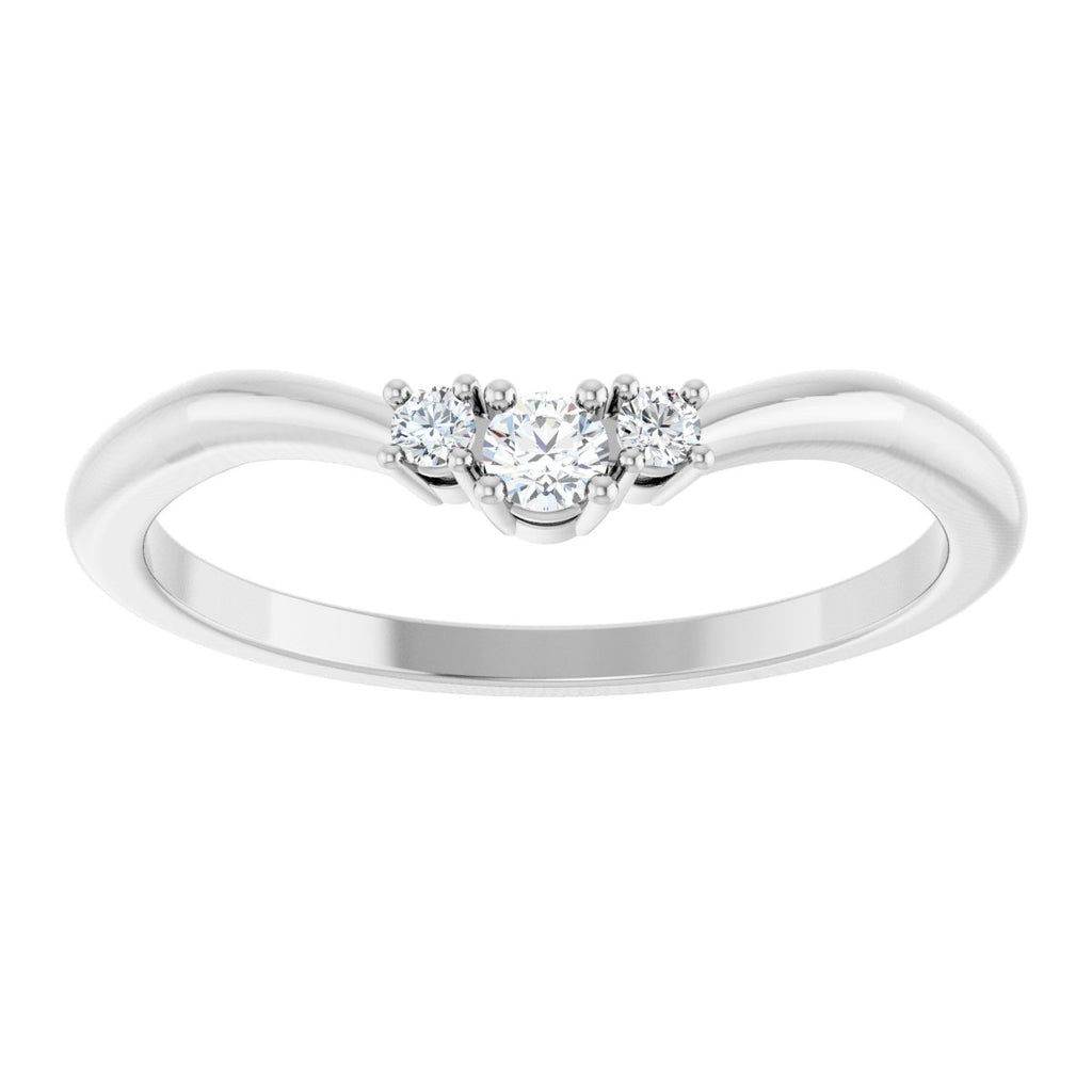 Accented Engagement Ring or Band
