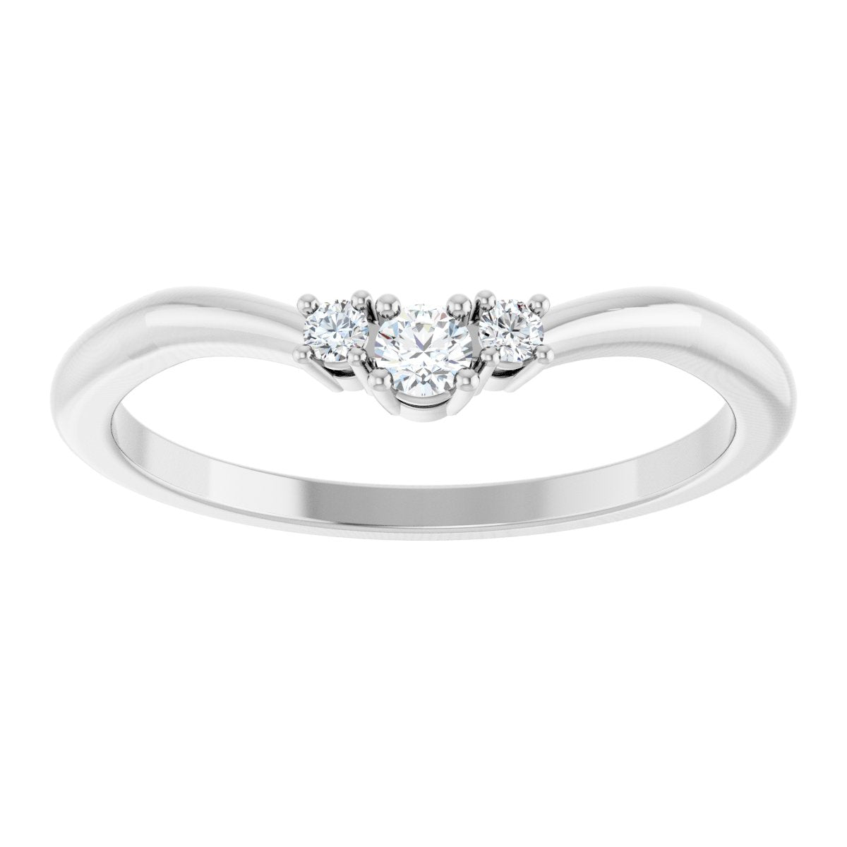 Accented Engagement Ring or Band