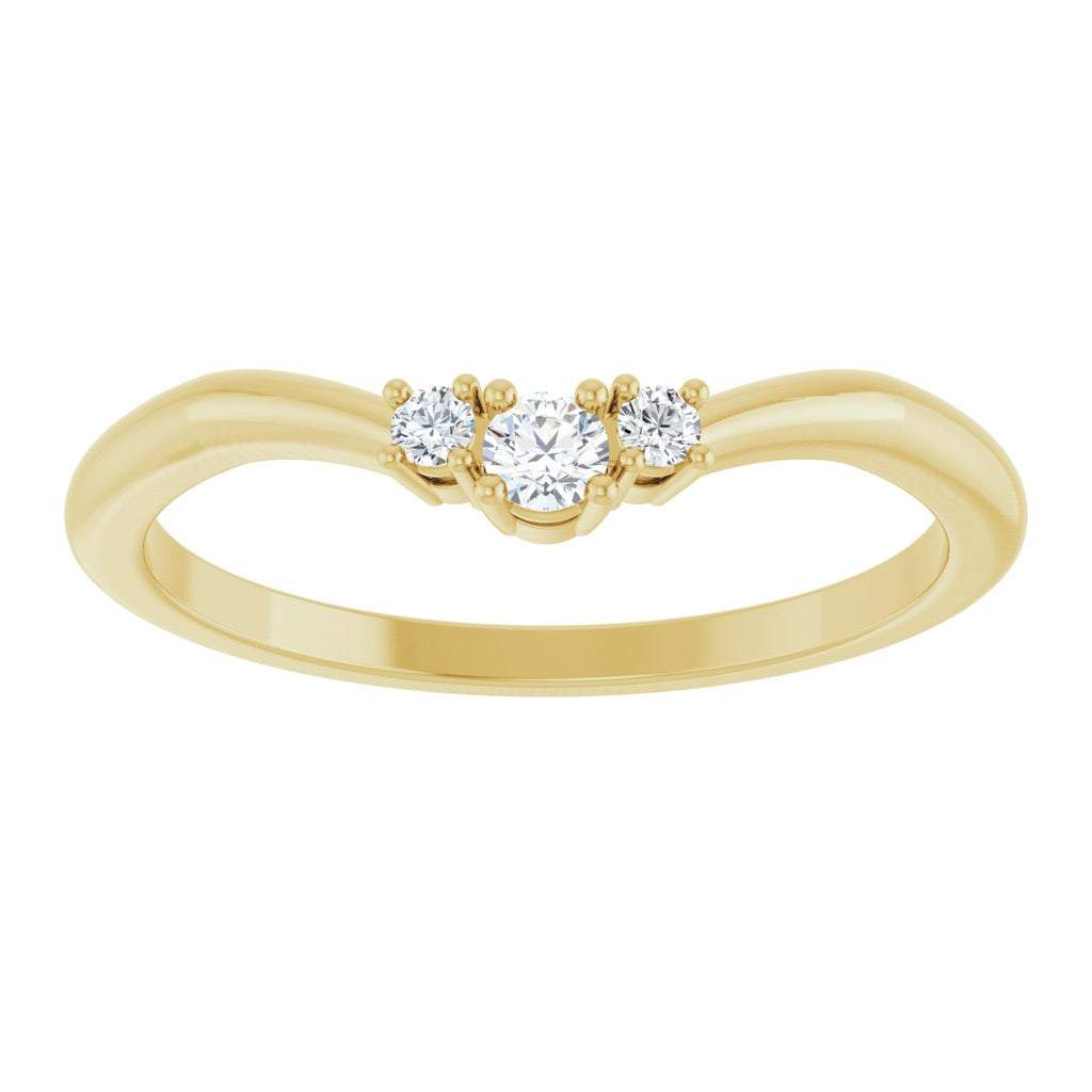 Accented Engagement Ring or Band