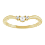 Accented Engagement Ring or Band