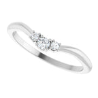 Accented Engagement Ring or Band