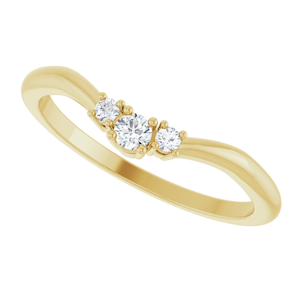 Accented Engagement Ring or Band