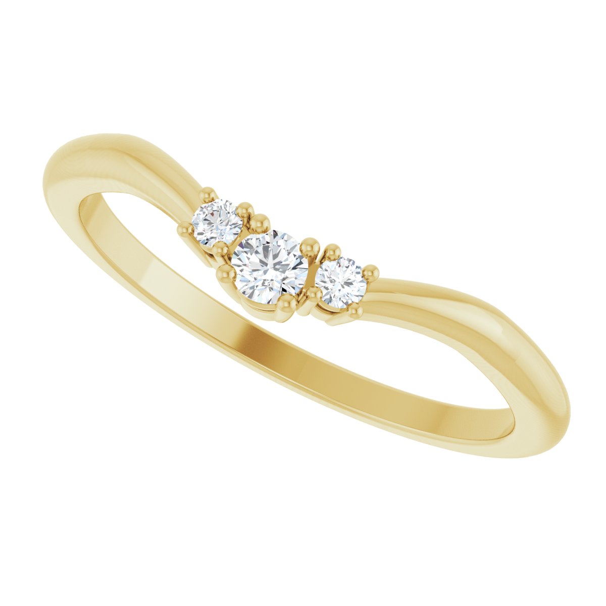 Accented Engagement Ring or Band
