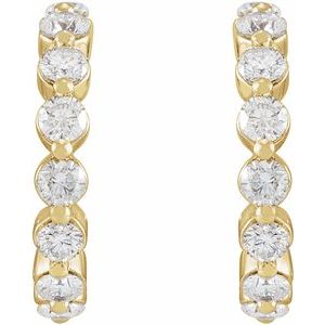 Accented Hoop Earrings
