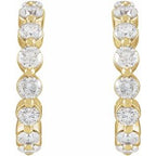 Accented Hoop Earrings