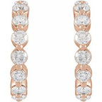 Accented Hoop Earrings