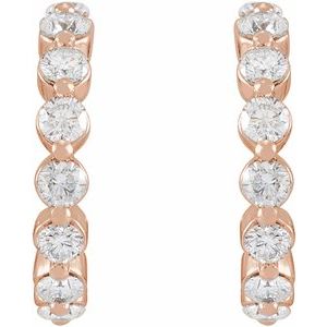 Accented Hoop Earrings