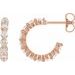 Accented Hoop Earrings