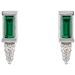 Accented Bar Earrings