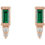 Accented Bar Earrings