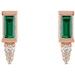 Accented Bar Earrings