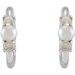 Pearl Huggie Earrings
