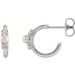 Pearl Huggie Earrings