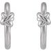 Knot Hoop Earrings